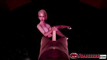 巨乳熟女モニカのストッキング姿、クラブでのオーラルセックス、Rule34、3Dヘンタイ - クラブシーンでのホットな手コキ、大きなペニスへの濡れたおっぱい刺激、そして射精で終わるグローリーホール口コキ、無修正