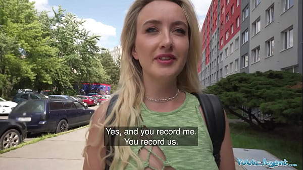 Download Video - Public Agent Hot young blonde wants strangers big cock for content creation