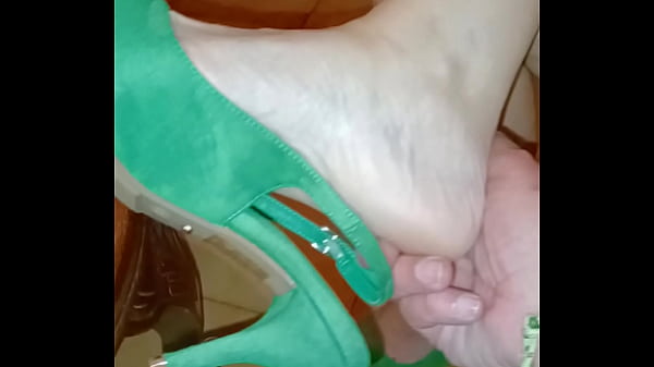 Heels dangling