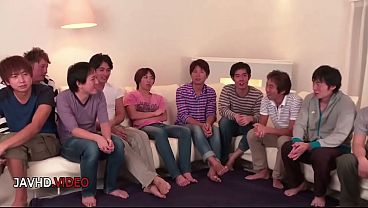 Mihono's Wild Asian Gangbang Blowjob Extravaganza
