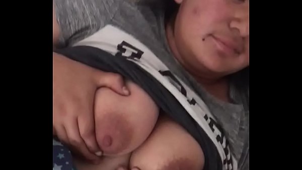 Chubby Latina with  big tits jacks me off